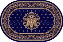 LOTOS Covor Lotos, Model Bisericesc, 15077, Oval, Albastru, Diverse Dimensiuni, 1800 gr mp (2211698677254) Covor