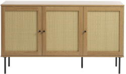 Unique Furniture Нисък скрин от декор от дъб в естествен цвят 140x80 cm Pensacola - Unique Furniture (43214023)