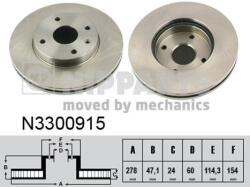 NIPPARTS Disc frana NIPPARTS N3300915 - piesa-auto