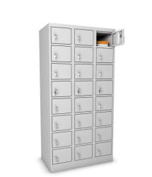  DULAP METALIC PASTRARE VALORI CU 24 COMPARTIMENTE 900x500x1800 mm (LxlxH), EXTRA (610073M) Dulap arhivare