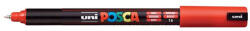 uni Dekormarker, 0, 7 mm, UNI Posca PC-1MR, piros (TUPC1MRP) - officemarket