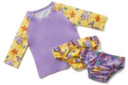 Bambinomio Uv szűrős fürdőruha szett m (7-9 kg) sand swset6-12msan