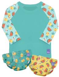 Bambinomio Uv szűrős fürdőruha szett s (5-7 kg) tropical swsets tro