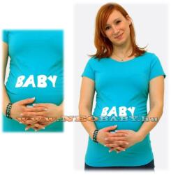 R&d Kismama rövid ujjú felső - baby (s) 01714/türkiz