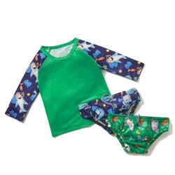 Bambinomio Uv szűrős fürdőruha szett s (5-7 kg) ocean swset0-6moce