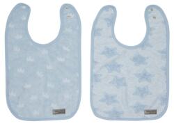 BÉbÉ-jou Frottír előke 0-36hó 2db fabulous frosted blue b3034111