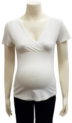 R&d Rövid ujjú kismama felső (s) bna - natur