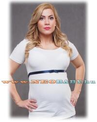 R&d Szalagos rövid ujjú kismama felső (s) 01923/fehér