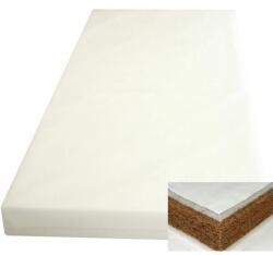 Babica kókuszmatrac 50x90x3cm fehér pamut huzattal