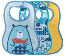 Chicco Easy meal előke 6hó 3db-os kék ch0163012
