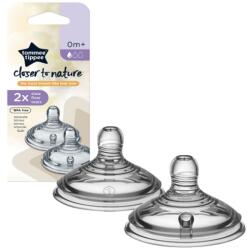 Tommee Tippee Closer to nature etetőcumi lassú folyású 2db 424584