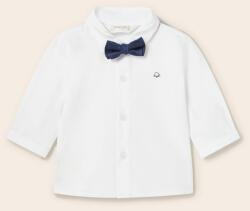Mayoral Moda Hosszú ujjú ing csokornyakkendővel newborn boy 1q - 1-2 hó 1190-66 weiss