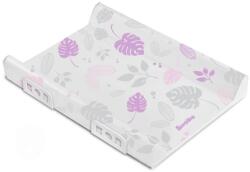 Sensillo pelenkázó lap merev 50x70cm safety system virágos pink