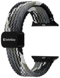 SwitchEasy Apple Watch nylon curea de ceas S4-S9 42/44/45/49mm negru-gri (SAW459237BY24)