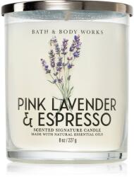 Bath & Body Works Pink Lavender & Espresso illatgyertya 227 g
