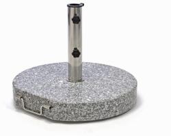 Garthen Suport parasolar (rotund) - granit / oțel inoxidabil, 40 kg (ZGZ35824)