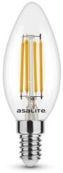 Asalite Filament gyertya LED, E14 4W 4000K 400lm (C35) (ASAL0122)