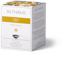 Althaus Lemon Mint gyógynövénytea - Pyra Pack, 15 × 2, 75 g