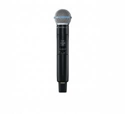 Shure SLXD2/B58=-K59 Kéziadó BETA58A mikrofonfejjel, SLX-D digitális rendszerhez, 606-650MHz (SLXD2/B58=-K59)