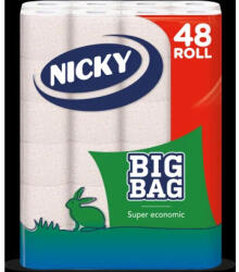 Nicky Big Bag 2 rétegű toalettpapír 48 tekercs