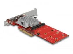 Delock PCI Express x8 kártya - 2 x belső NVMe M. 2 M (90305)