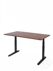 Állítható Asztal - InspiDesk Pro - Dió 178x80 cm lap - Integrált vezérlő - Fekete láb