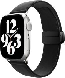 SwitchEasy Apple Watch bőr óraszíj S4-S9 42/44/45/49mm fekete (SAW459238BK24)