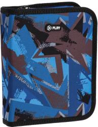 Play Penar școlar Play Abstract Blue - Cu 1 fermoar (101324) Penar