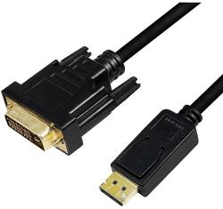 LogiLink DisplayPort cable, DP 1.2 to DVI, 3m (CV0132)