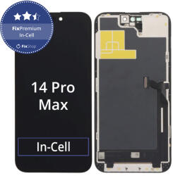 Apple Ecran In-Cell FHD pentru iPhone 14 Pro Max, Sticlă tactilă cu ramă, FixPremium