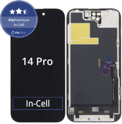 Apple Ecran In-Cell FHD pentru iPhone 14 Pro, Sticlă tactilă cu ramă, FixPremium