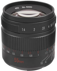 7artisans 55mm f/1.4 Mark II fekete objektív (Sony E)