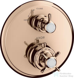 Hansgrohe Axor Montreux termosztátos falsík alatti kád/zuhany csaptelep, polírozott vörös arany hatású 16800300 (16800300)