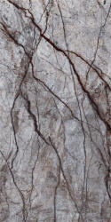 Seramiksan Gresie portelanata tip marmura River Brown, 60x120 cm maro, finisaj lucios (8698541047374)