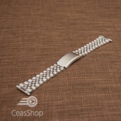  Bratara metalica reglabila argintie capete pe arc 18-24mm - 49453