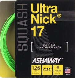 Ashaway Squash húrok Ashaway UltraNick 17 (9 m) - green