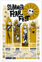 NNM постер disney - pesadilla antes de navidad summer fear festival - gpe5521