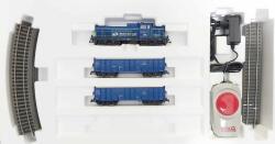 Piko 97937 Kezdőkészlet, SM42 dízelmozdony teherkocsikkal, PKP Cargo VI, ágyazatos sínnel (4015615979371)