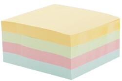 D. rect Notes cub adeziv 76 x 76 mm pastel 400 coli D. Rect (LV009327)