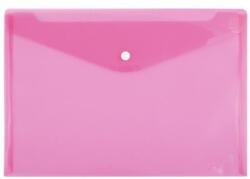 D. rect Mapa A4 plastic transparent cu capsa 5530 roz D. Rect (LV007535)