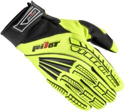Pilot Mănuși de motocross Pilot Pioneer galben fluo-negru-roșu (AIM172-491)
