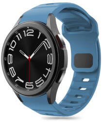 Tech-Protect Silicone Line szíj Samsung Galaxy Watch 4 / 5 / 5 Pro / 6 / 7 / FE, montego blue