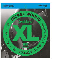 D'addario EXL220 - XL basszusgitár húr készlet