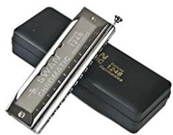 Swan SW1248 kromatikus szájharmonika 12 lyukas