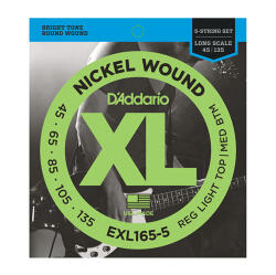 D'addario EXL165-5 - XL basszusgitár húr készlet