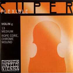 Thomastik Infeld Thomastik Superflexible hegedűhúr G/ 13 - Fonott, Króm bevonat