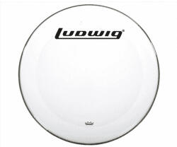 Ludwig lábdob Front Bőr 22" fehér
