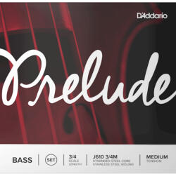 D'addario Prelude bőgőhúr készlet, 3/4 medium