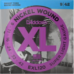 D'addario EXL120 - XL elektromos gitárhúr készlet