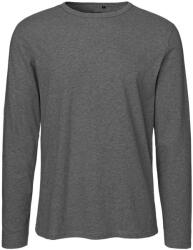 Neutral Tricou cu mânecă lungă pentru bărbați din bumbac organic Fairtrade - Închis prespălat | S (NE-O61050-1000211888)